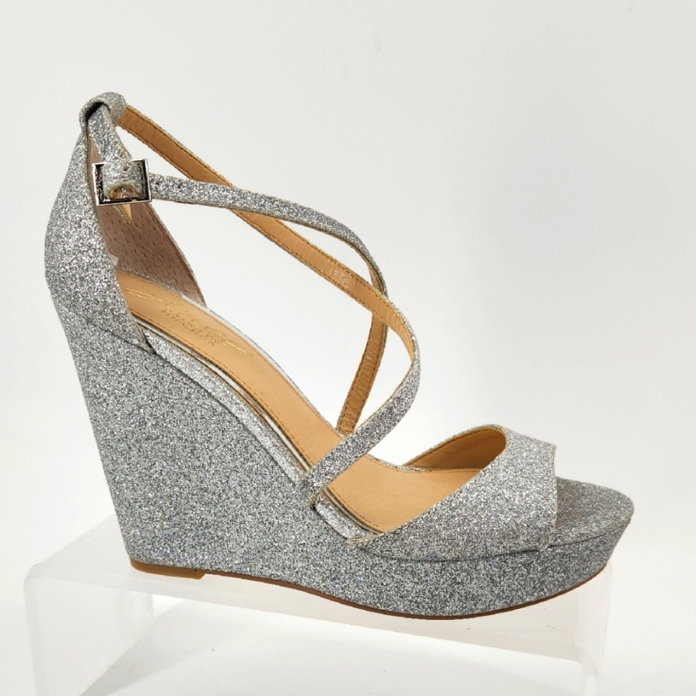 JEWEL BADGLEY MISCHKA WEDGE SANDAL
